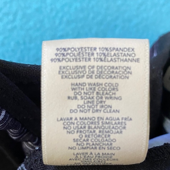 U.S. POLO ASSN. sports bra black gray key hole racer back lightly padded size L - Picture 5 of 7